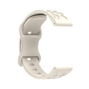 22mm Kalebol Leopard Print Butterfly Buckle Silicone Watch Band(Starlight)