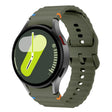 For Samsung Galaxy Watch 7  / 6 / 5 / 4 Kalebol Wave Stitching Silicone Watch Band(Army Green) - free shipping - PMc TechLife - Order now!