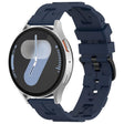 20mm Kalebol Solid Color Black Buckle Round Tail Silicone Watch Band(Navy Blue) - free shipping - PMc TechLife - Order now!