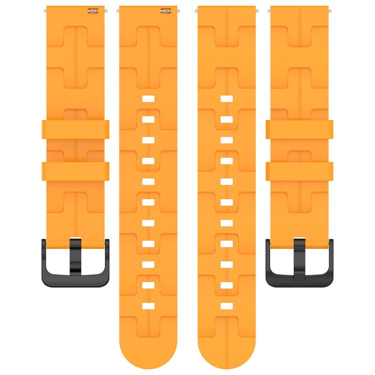 20mm Kalebol Solid Color Black Buckle Round Tail Silicone Watch Band(Black) - free shipping - PMc TechLife - Order now!