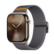 For Apple Watch 42mm / 41mm / 40mm / 38mm Kalebol Bull Bead Buckle Elastic Nylon Watch Band(Dark Grey) - free shipping - PMc TechLife - Order now!