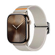 For Apple Watch 42mm / 41mm / 40mm / 38mm Kalebol Bull Bead Buckle Elastic Nylon Watch Band(Starlight) - free shipping - PMc TechLife - Order now!