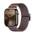 For Apple Watch 42mm / 41mm / 40mm / 38mm Kalebol Bull Bead Buckle Elastic Nylon Watch Band(Smoky Purple) - free shipping - PMc TechLife - Order now!