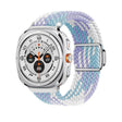 For Samsung Galaxy Watch Ultra 47mm Kalebol Braided Loop Magnetic Silver Buckle Watch Band(Violet) - free shipping - PMc TechLife - Order now!