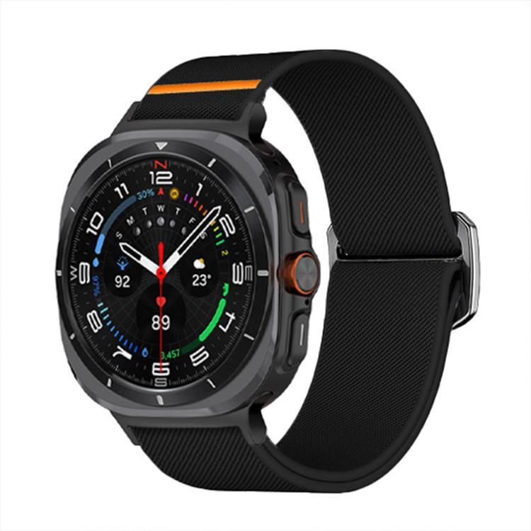 For Samsung Galaxy Watch Ultra 47mm Kalebol Elastic Nylon Watch Band(Black) - free shipping - PMc TechLife - Order now!