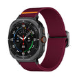 For Samsung Galaxy Watch Ultra 47mm Kalebol Elastic Nylon Watch Band(Wine Red) - free shipping - PMc TechLife - Order now!
