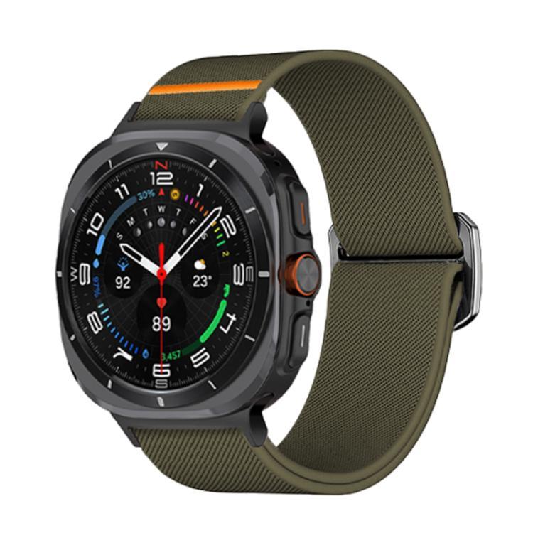 For Samsung Galaxy Watch Ultra 47mm Kalebol Elastic Nylon Watch Band(Army Green) - free shipping - PMc TechLife - Order now!