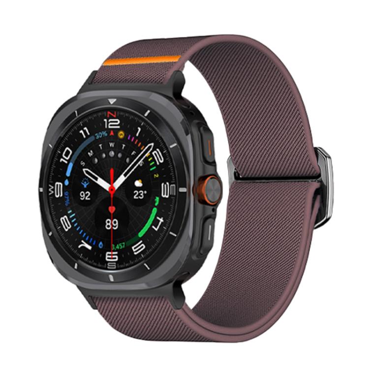 For Samsung Galaxy Watch Ultra 47mm Kalebol Elastic Nylon Watch Band(Smoky Purple) - Watch Bands by Kalebol | Online Shopping South Africa | PMc TechLife | Buy Now Pay Later Mobicred