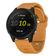20mm Kalebol Wave Pattern Studded Buckle Silicone Watch Band(Yellow)