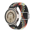 22mm Kalebol Nylon Braided Loop Magnetic Buckle Watch Band(Black Rainbow) - free shipping - PMc TechLife - Order now!