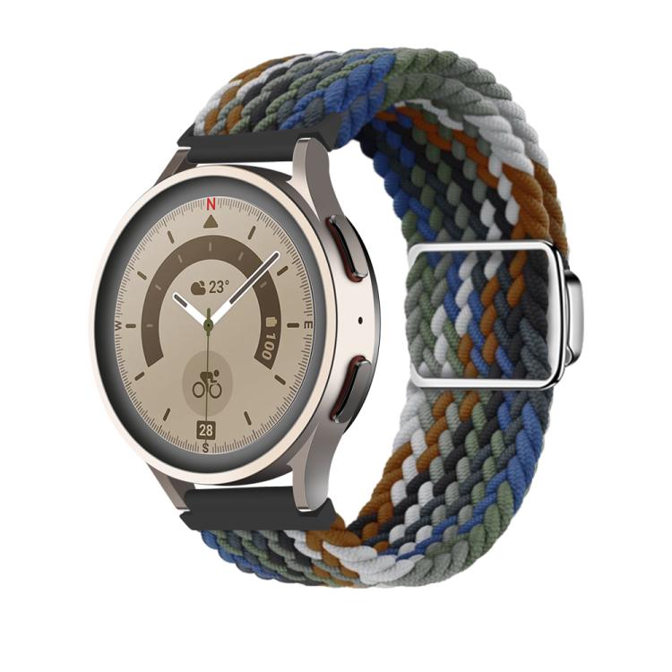 22mm Kalebol Nylon Braided Loop Magnetic Buckle Watch Band(Denim) - free shipping - PMc TechLife - Order now!