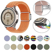 20mm Kalebol Nylon Braided Loop Magnetic Buckle Watch Band(Light Grey)