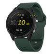 20mm Kalebol Dot Studded Buckle Silicone Watch Band(Dark Green) - 20mm Bands by Kalebol | Online Shopping South Africa | PMc TechLife | Buy Now Pay Later Mobicred