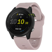 20mm Kalebol Dot Studded Buckle Silicone Watch Band(Rose Pink)