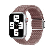 For Apple Watch 46mm / 49mm / 45mm / 44mm Kalebol Nylon Loop Magnetic Buckle Watch Band(Smoky Purple)