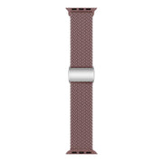 For Apple Watch 46mm / 49mm / 45mm / 44mm Kalebol Nylon Loop Magnetic Buckle Watch Band(Smoky Purple)