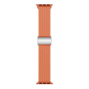 For Apple Watch 42mm / 41mm / 40mm / 38mm Kalebol Nylon Loop Magnetic Buckle Watch Band(Orange)