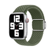 For Apple Watch 42mm / 41mm / 40mm / 38mm Kalebol Nylon Loop Magnetic Buckle Watch Band(Dark Olive)
