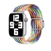 For Apple Watch 42mm / 41mm / 40mm / 38mm Kalebol Nylon Loop Magnetic Buckle Watch Band(Colorful)
