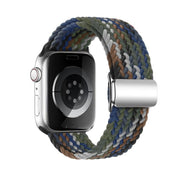 For Apple Watch 42mm / 41mm / 40mm / 38mm Kalebol Nylon Loop Magnetic Buckle Watch Band(Cowboy Colorful 2)