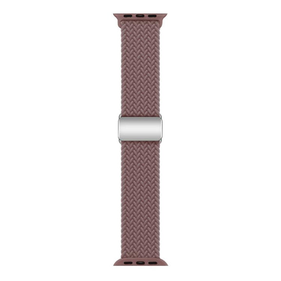 For Apple Watch 42mm / 41mm / 40mm / 38mm Kalebol Nylon Loop Magnetic Buckle Watch Band(Smoky Purple)