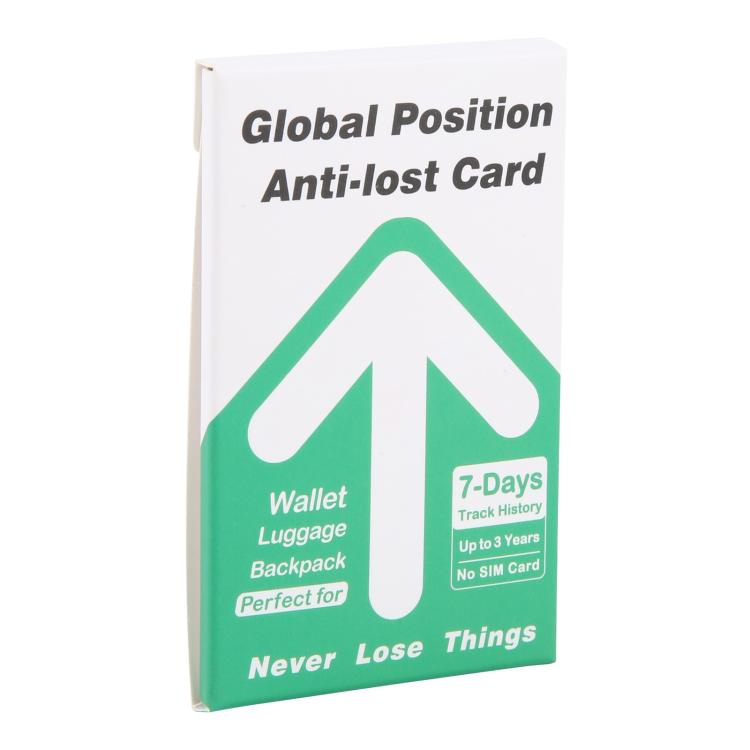 My Card K1 Global Ultra-thin Card Type Location Tracker Anti-lost Device(Black) - Personal Tracker by PMC Jewellery | Online Shopping South Africa | PMC Jewellery | Buy Now Pay Later Mobicred