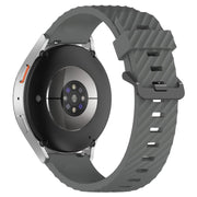 20mm Kalebol Steel Buckle Spruce Silicone Watch Band(Space Grey)