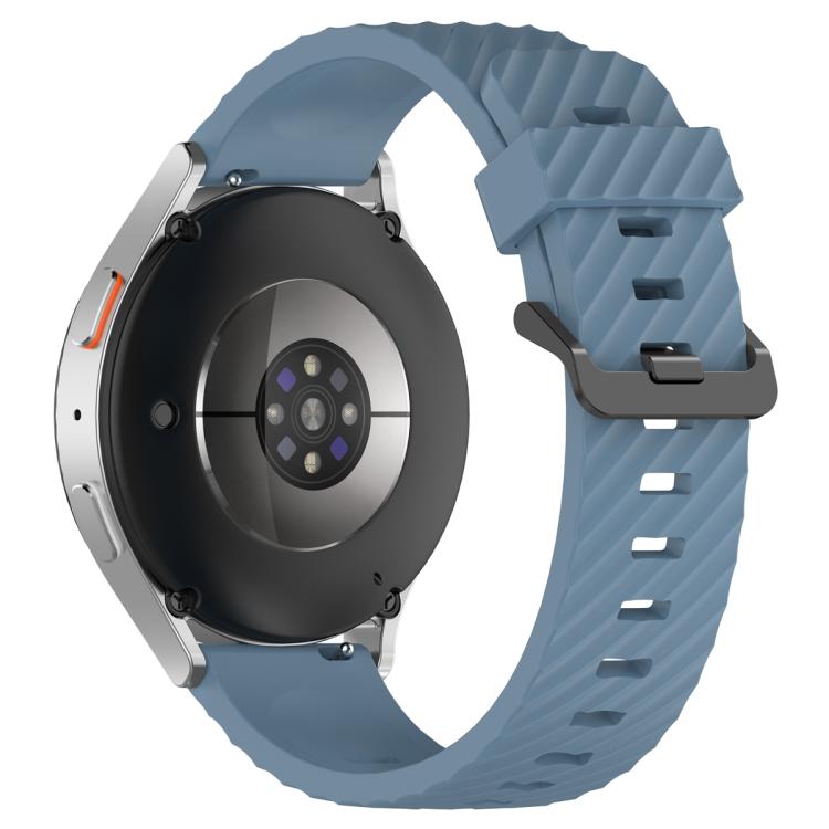 22mm Kalebol Steel Buckle Spruce Silicone Watch Band(Rock Blue) - free shipping - PMc TechLife - Order now!