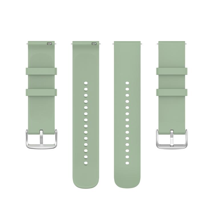 20mm Kalebol Round Tail Silicone Watch Band(Ice Green)
