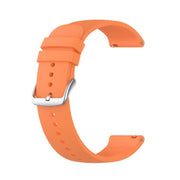 20mm Kalebol Round Tail Silicone Watch Band(Orange)