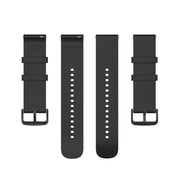 20mm Kalebol Round Tail Silicone Watch Band(Black)