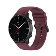20mm Kalebol Round Tail Silicone Watch Band(Wine Red) - 20mm Bands by Kalebol | Online Shopping South Africa | PMc TechLife | Buy Now Pay Later Mobicred