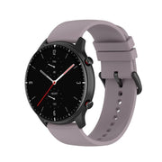 20mm Kalebol Round Tail Silicone Watch Band(Roland Purple)
