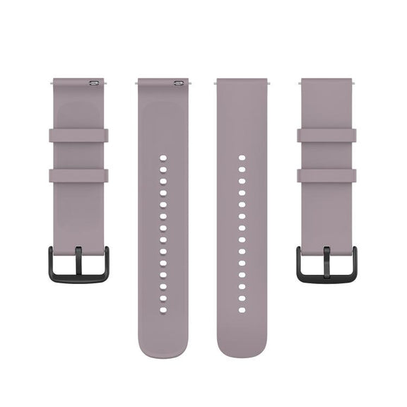 20mm Kalebol Round Tail Silicone Watch Band(Roland Purple)