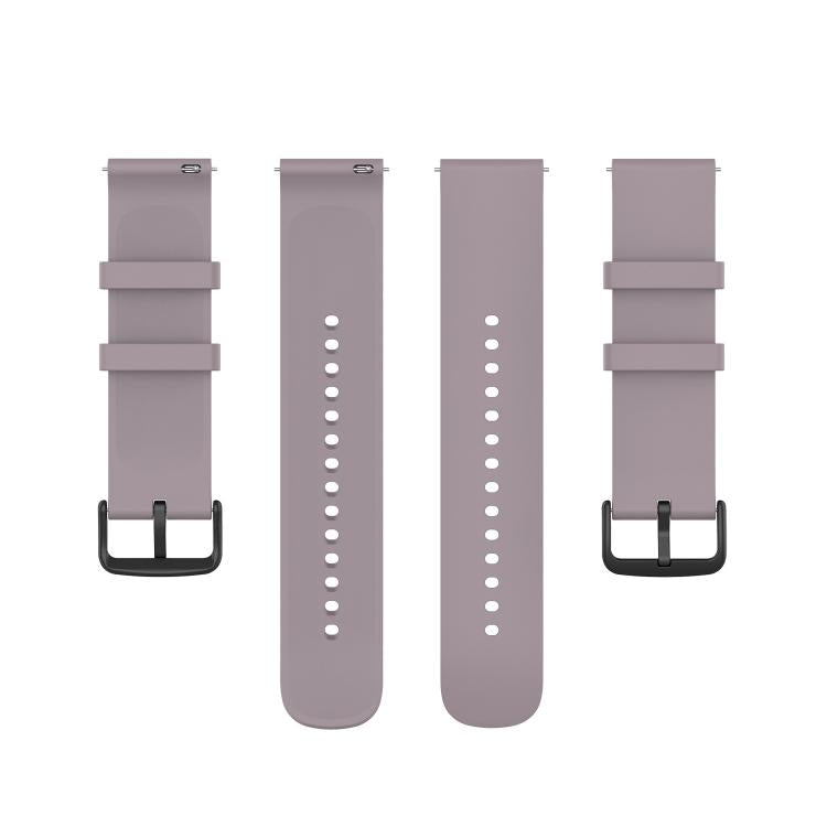 20mm Kalebol Round Tail Silicone Watch Band(Roland Purple)