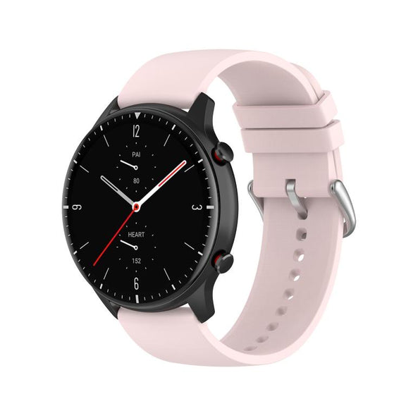 20mm Kalebol Round Tail Silicone Watch Band(Light Pink)