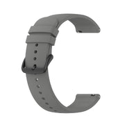20mm Kalebol Round Tail Silicone Watch Band(Dark Grey)