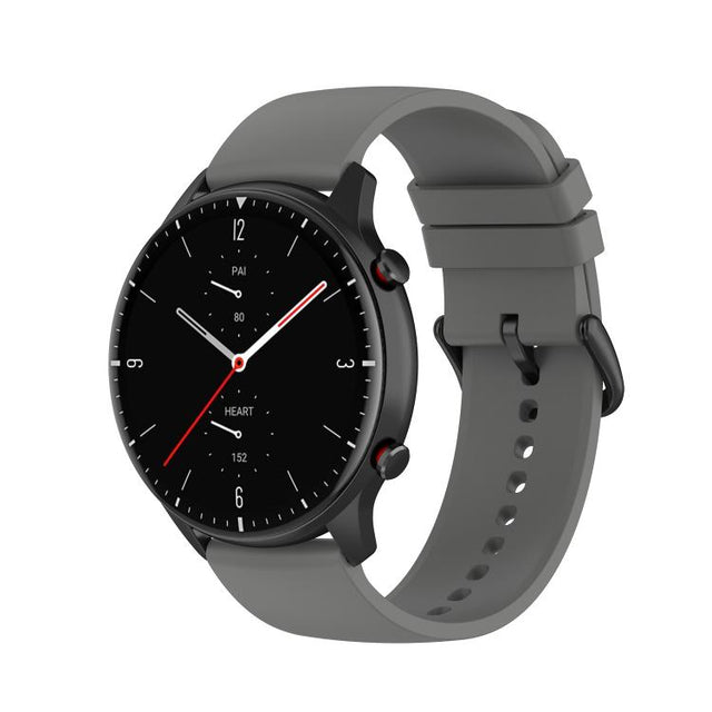 20mm Kalebol Round Tail Silicone Watch Band(Dark Grey)