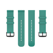 20mm Kalebol Round Tail Silicone Watch Band(Pine Green)