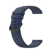 20mm Kalebol Round Tail Silicone Watch Band(Midnight Blue)