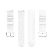 22mm Kalebol Round Tail Silicone Watch Band(White)