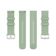 22mm Kalebol Round Tail Silicone Watch Band(Ice Green)