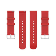 22mm Kalebol Round Tail Silicone Watch Band(Red)