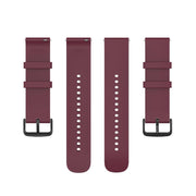 22mm Kalebol Round Tail Silicone Watch Band(Wine Red)
