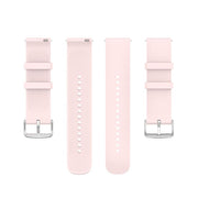 22mm Kalebol Round Tail Silicone Watch Band(Light Pink)