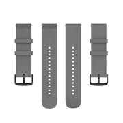 22mm Kalebol Round Tail Silicone Watch Band(Dark Grey)