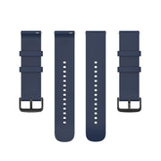 22mm Kalebol Round Tail Silicone Watch Band(Midnight Blue)