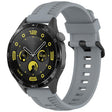 22mm Kalebol Black Buckle Tire Pattern Silicone Watch Band(Grey) - free shipping - PMc TechLife - Order now!