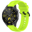 22mm Kalebol Black Buckle Tire Pattern Silicone Watch Band(Lime) - 22mm Bands by Kalebol | Online Shopping South Africa | PMc TechLife | Buy Now Pay Later Mobicred