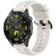22mm Kalebol Black Buckle Tire Pattern Silicone Watch Band(Starlight) - 22mm Bands by Kalebol | Online Shopping South Africa | PMc TechLife | Buy Now Pay Later Mobicred